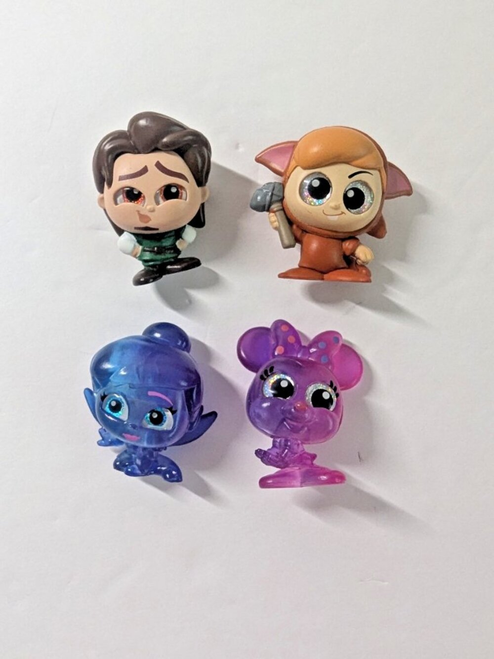 Disney Doorables Technicolor Series Lot of 4, Rare and Common